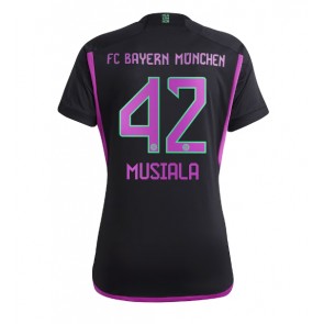 Bayern Munich Jamal Musiala #42 Gostujuci Dres za Ženska 2023-24 Kratak Rukavima